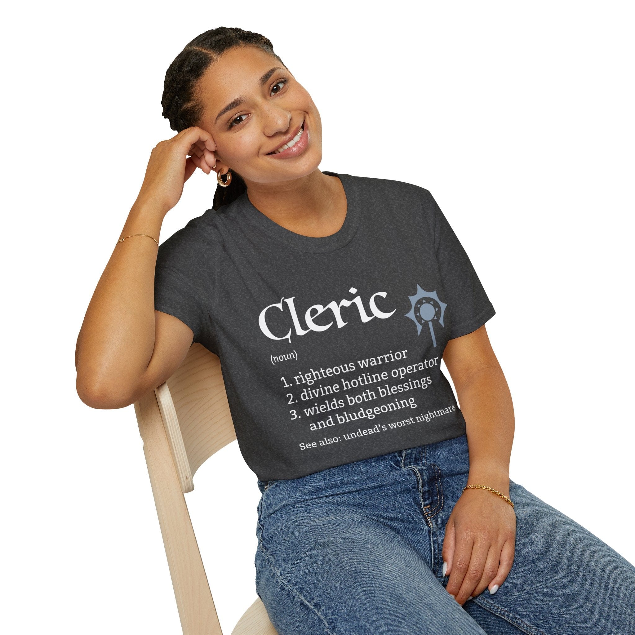 Cleric Class Definition D&D T-Shirt