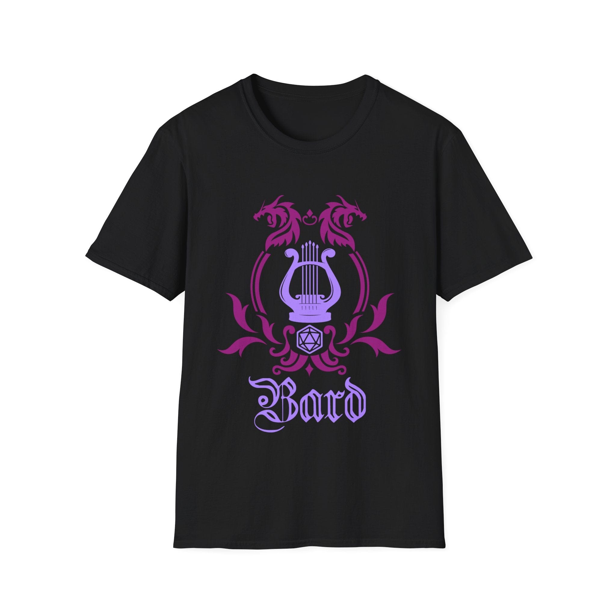 D&D Bard Class Simple Emblem T-Shirt