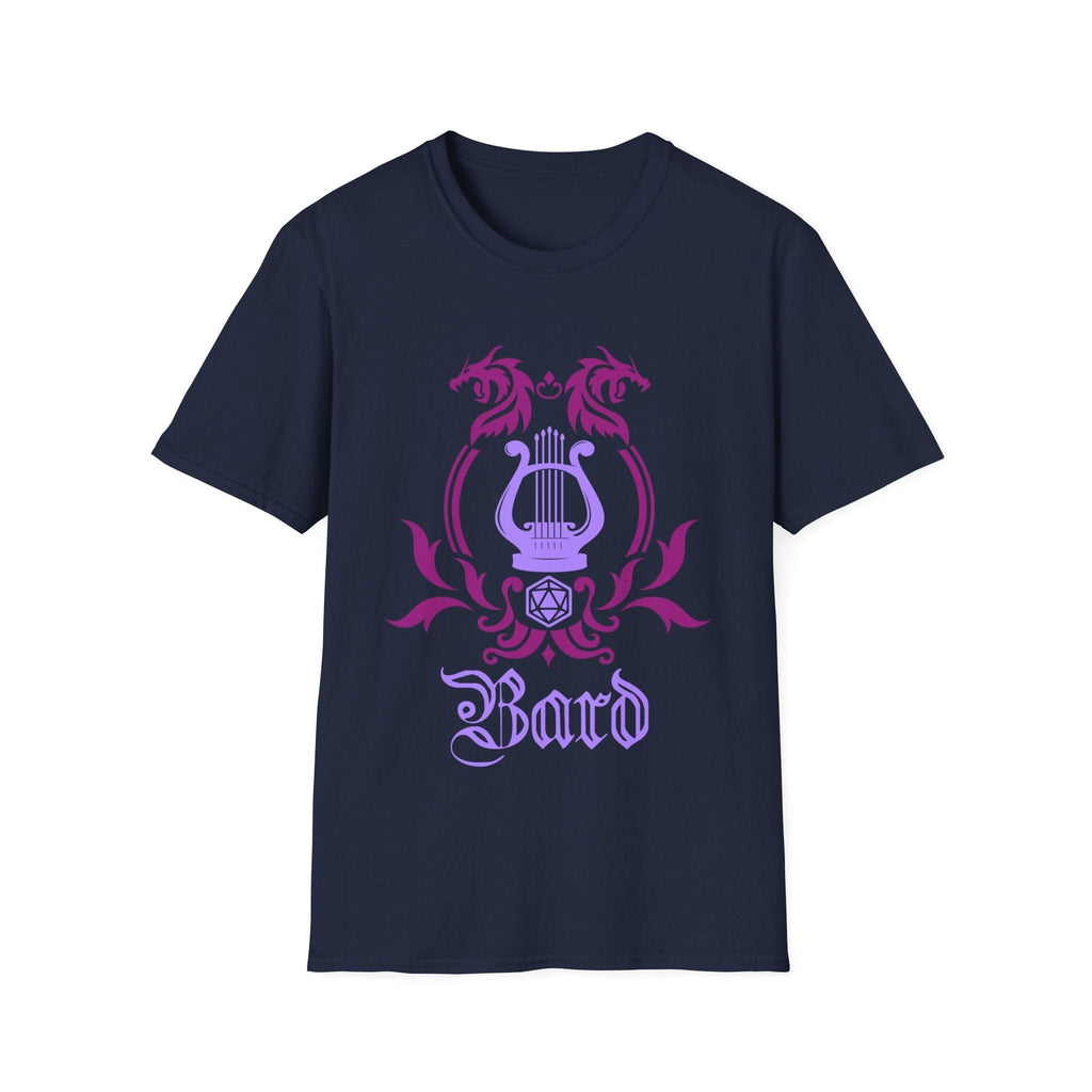 D&D Bard Class Simple Emblem T-Shirt