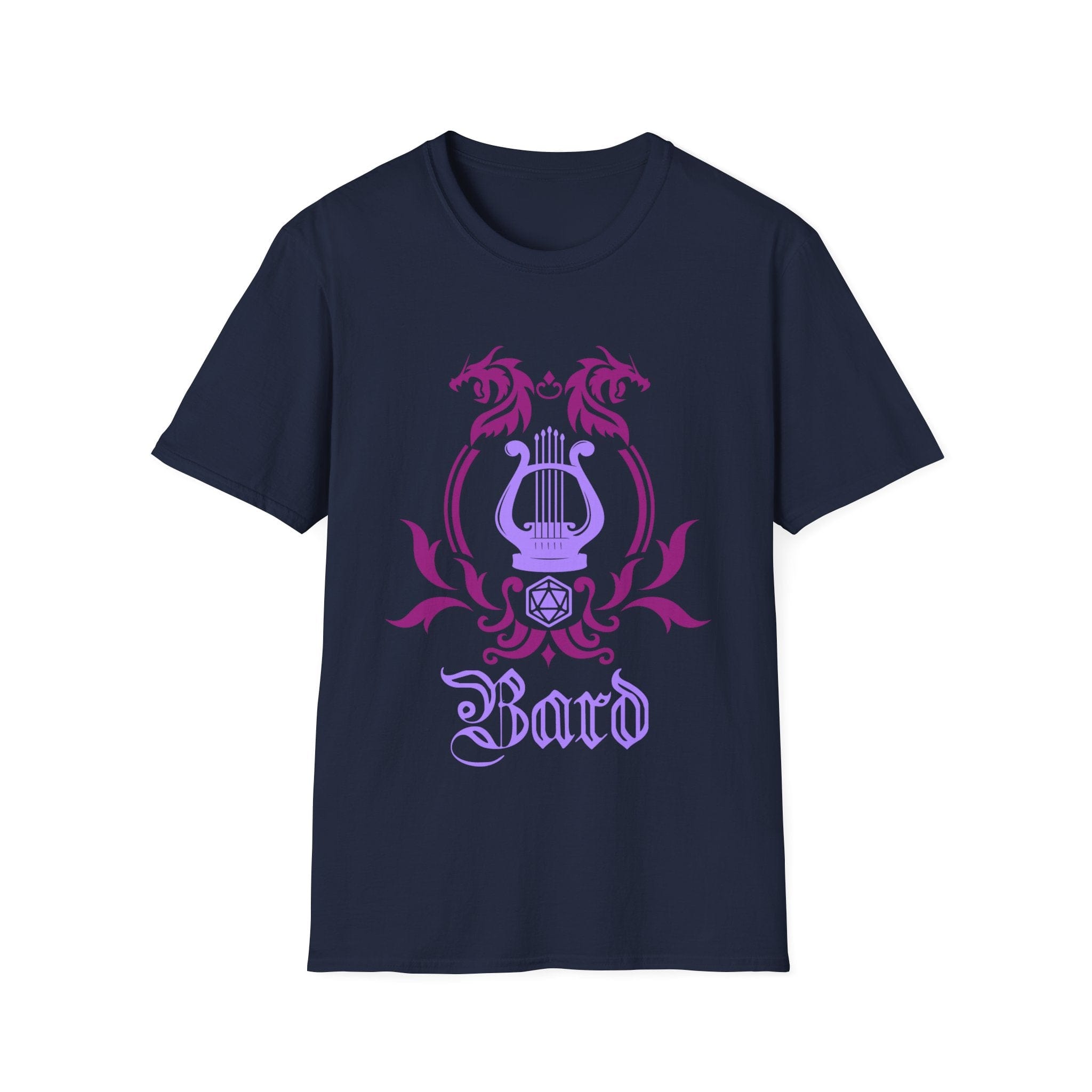 D&D Bard Class Simple Emblem T-Shirt