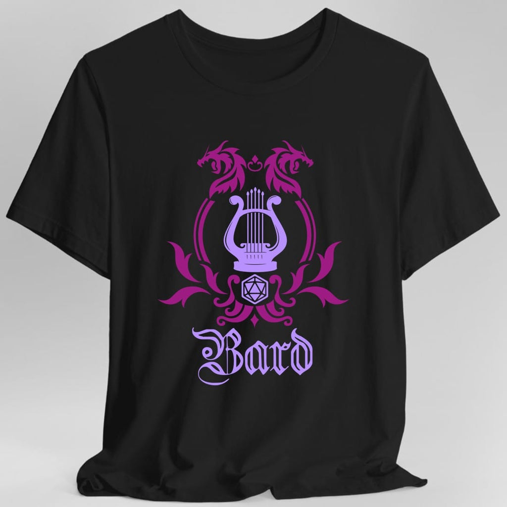 D&D Bard Class Simple Emblem T-Shirt