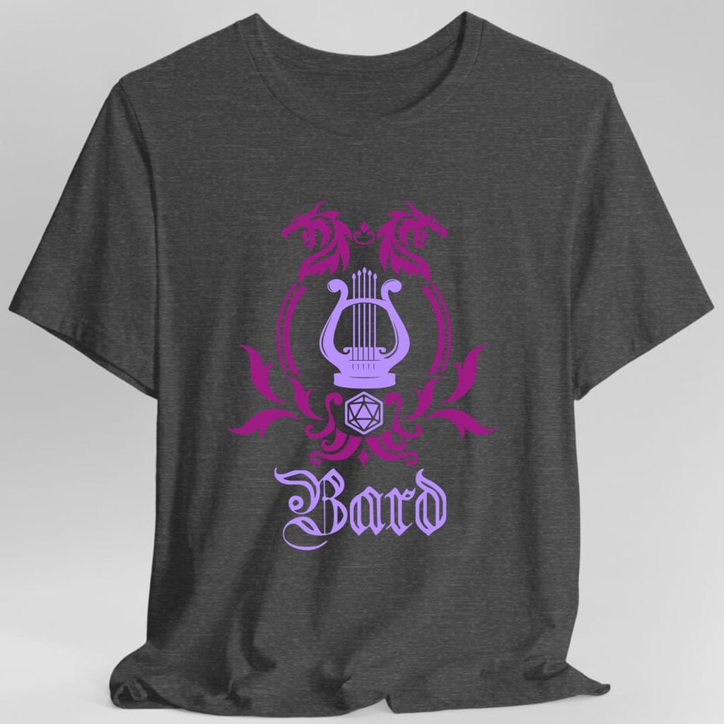 D&D Bard Class Simple Emblem T-Shirt