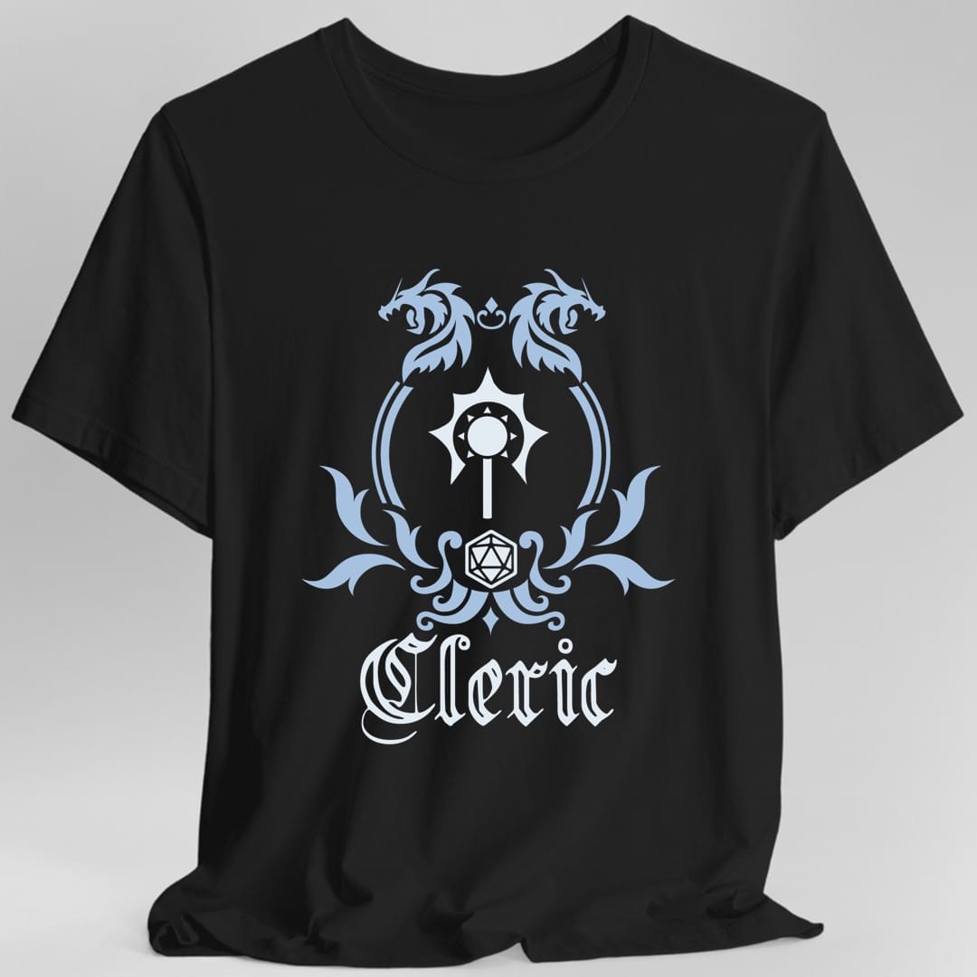 D&D Cleric Class Simple Emblem T-Shirt