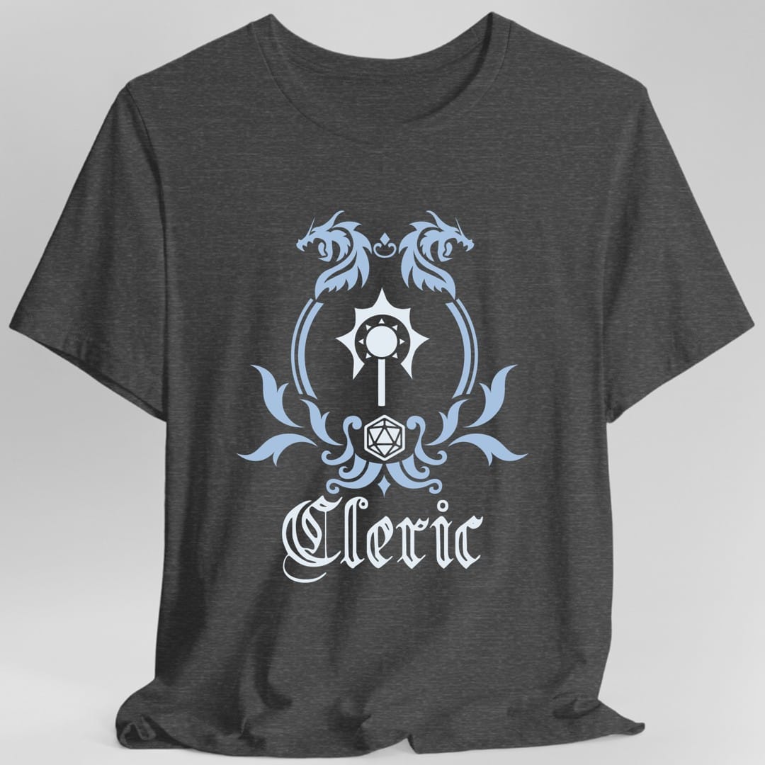 D&D Cleric Class Simple Emblem T-Shirt