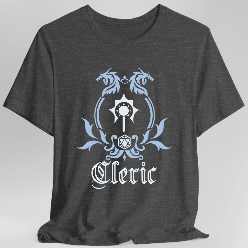 D&D Cleric Class Simple Emblem T-Shirt