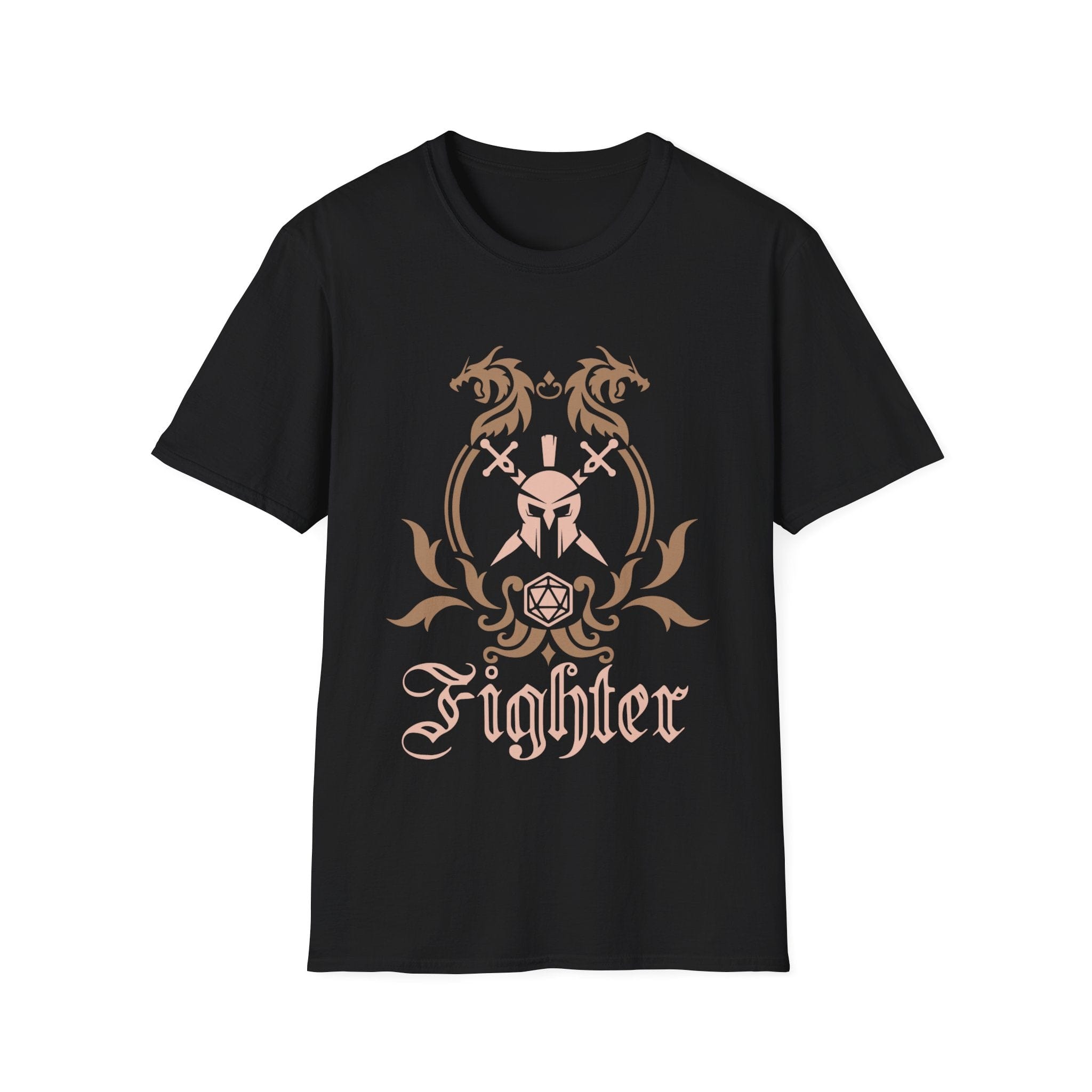 D&D Fighter Class Simple Emblem T-Shirt