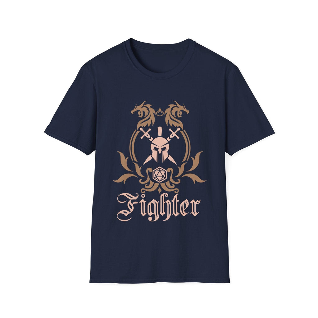 D&D Fighter Class Simple Emblem T-Shirt