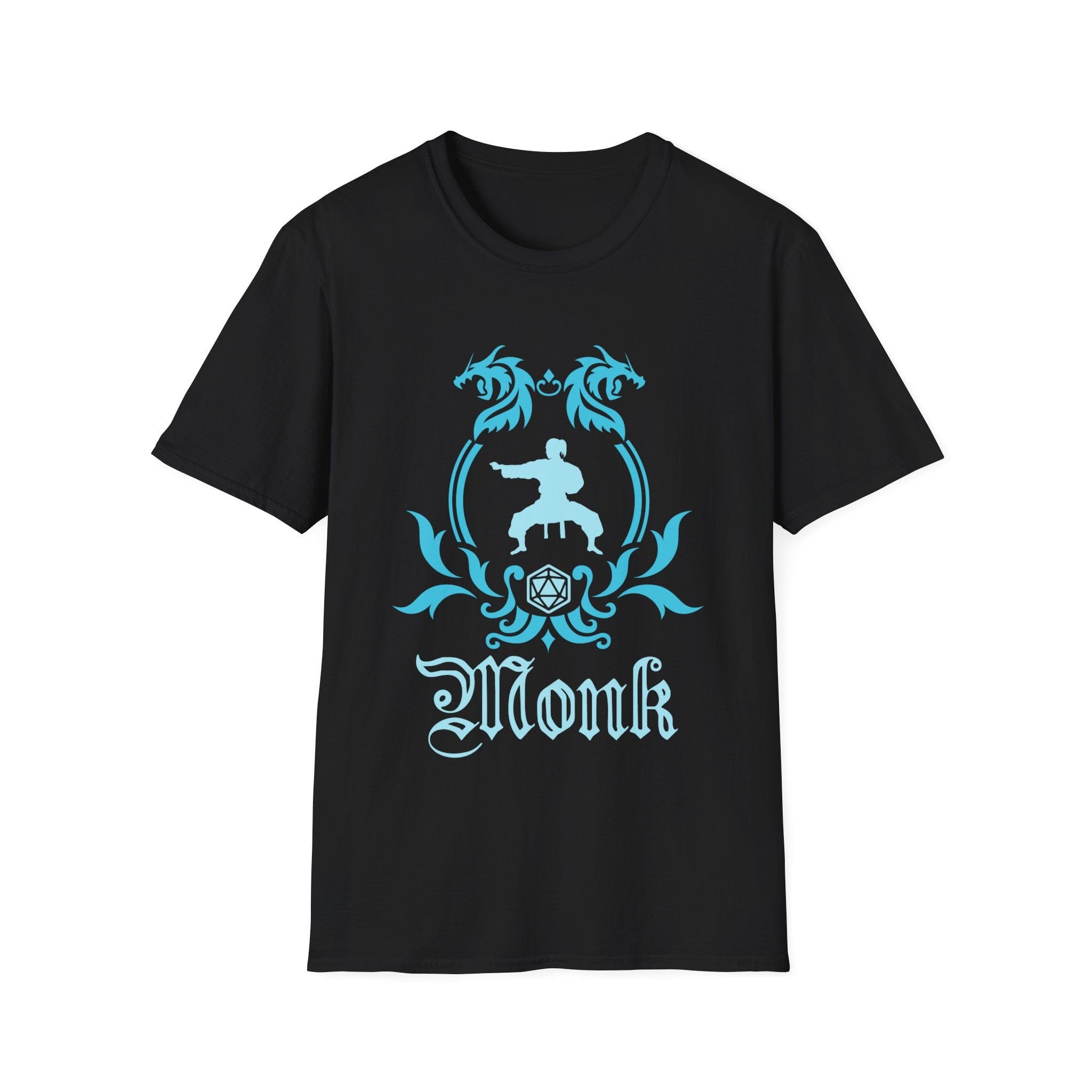 D&D Monk Class Simple Emblem T-Shirt