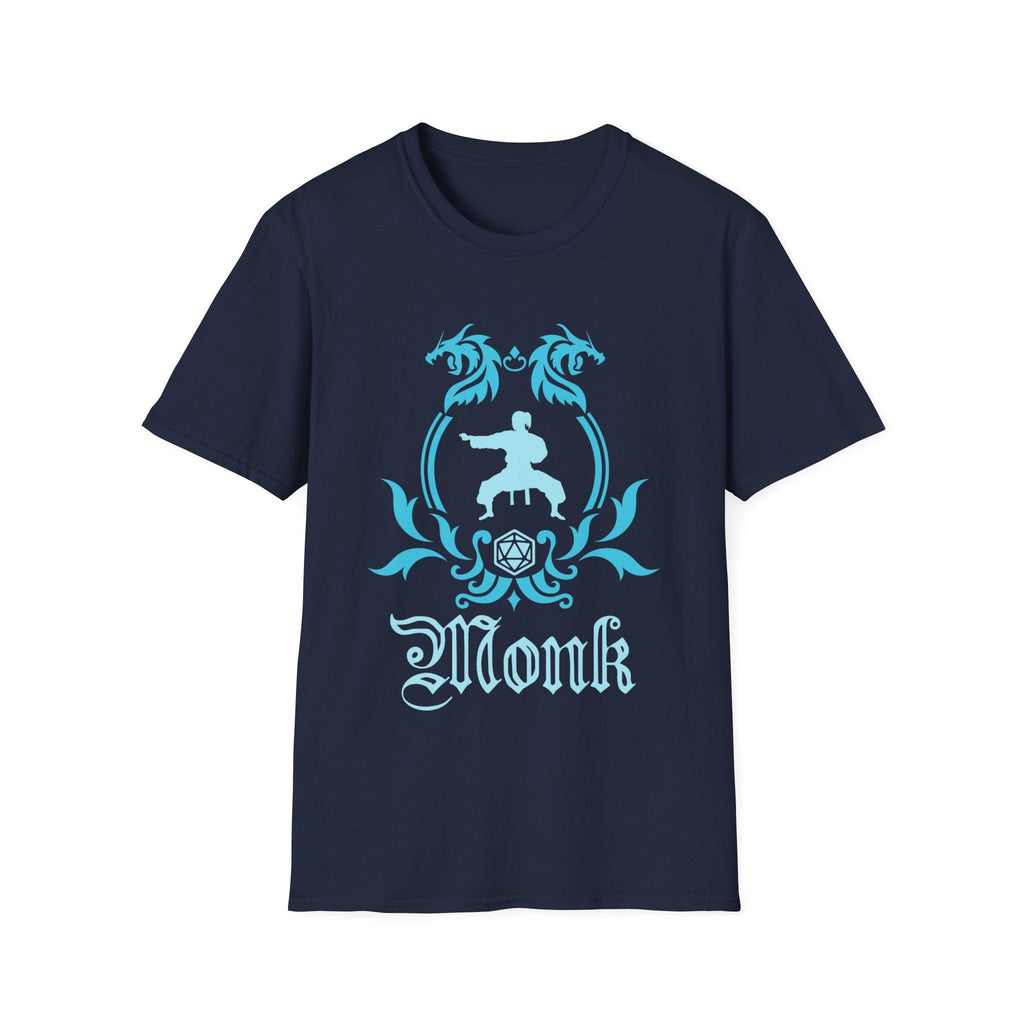 D&D Monk Class Simple Emblem T-Shirt