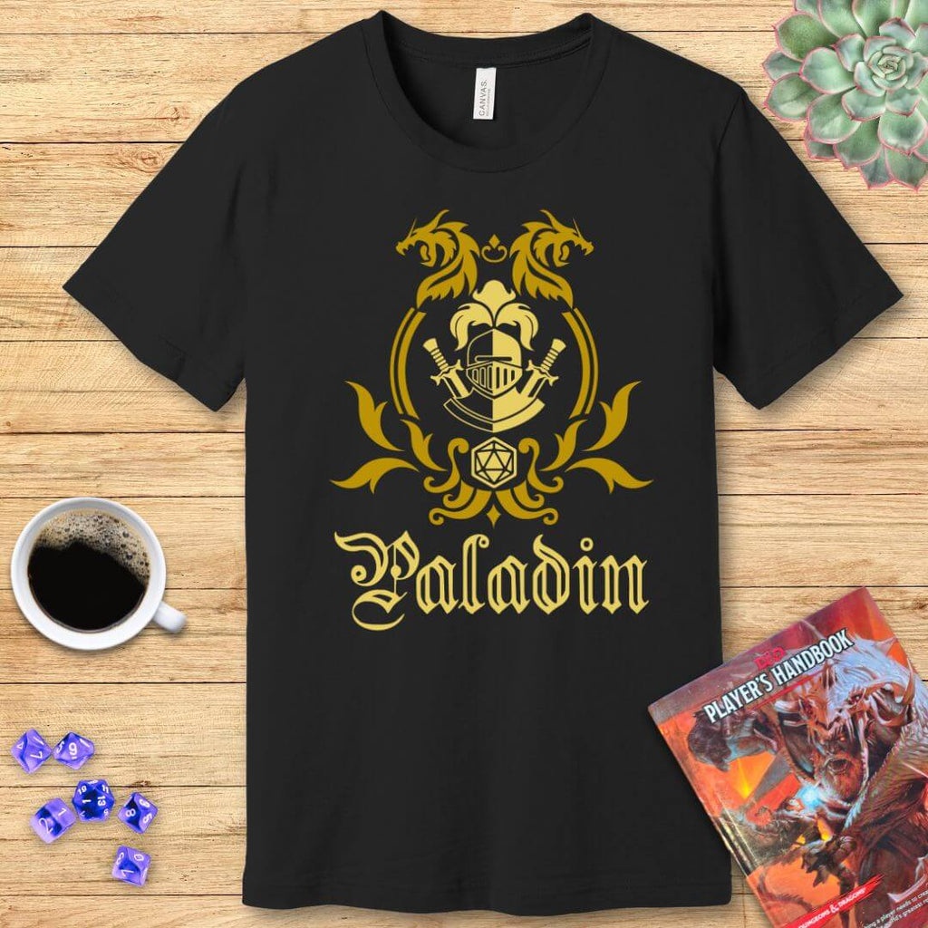 D&D Paladin Class Simple Emblem T-Shirt