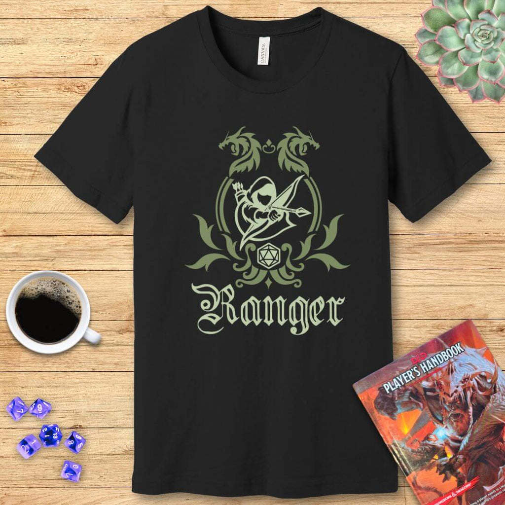 D&D Ranger Class Simple Emblem T-Shirt