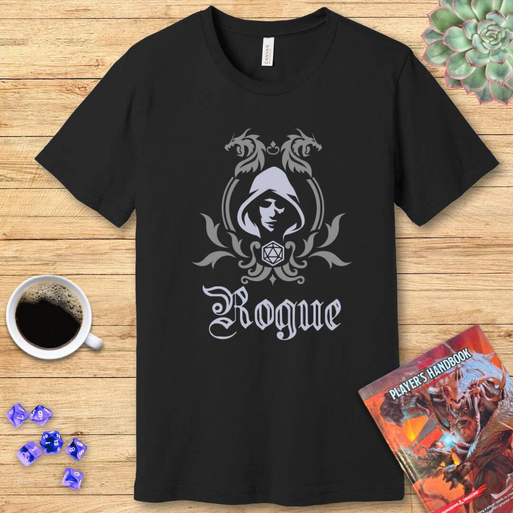 D&D Rogue Class Simple Emblem T-Shirt