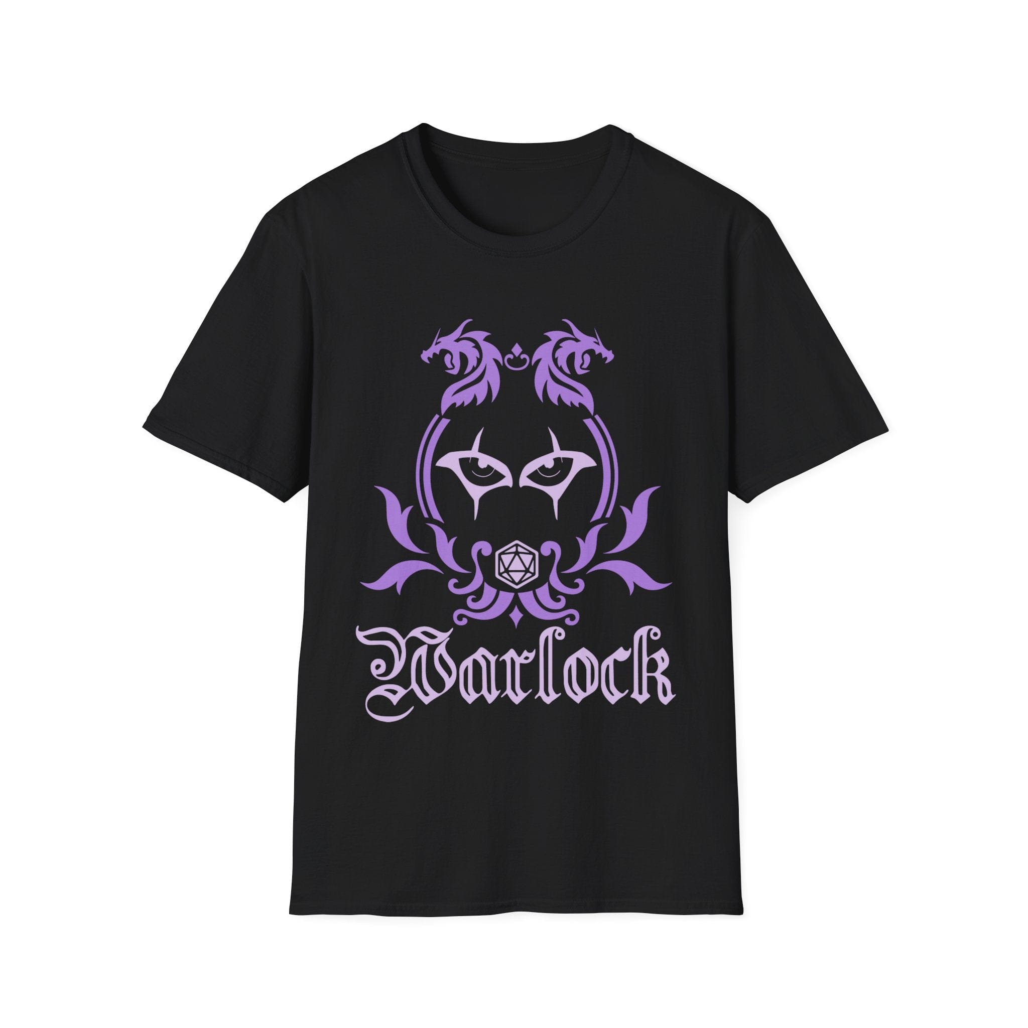 D&D Warlock Class Simple Emblem T-Shirt
