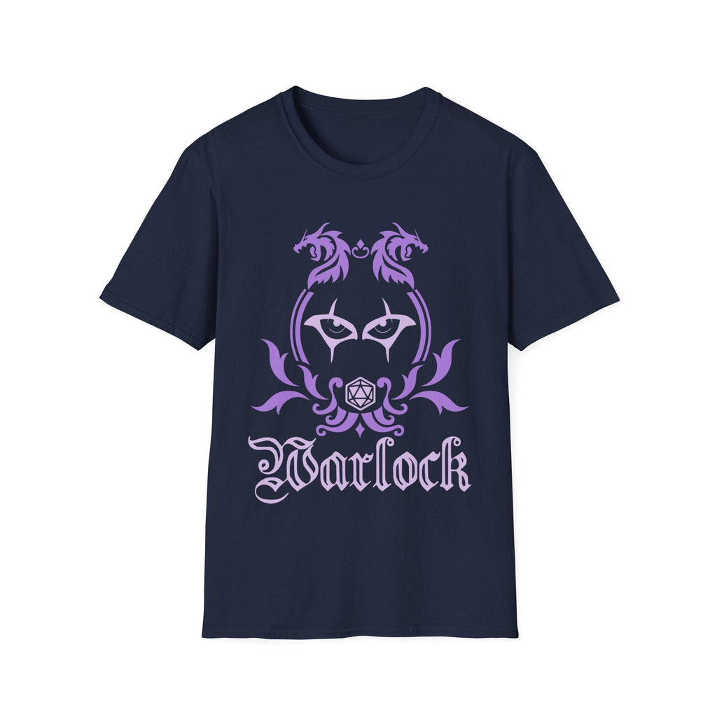 D&D Warlock Class Simple Emblem T-Shirt