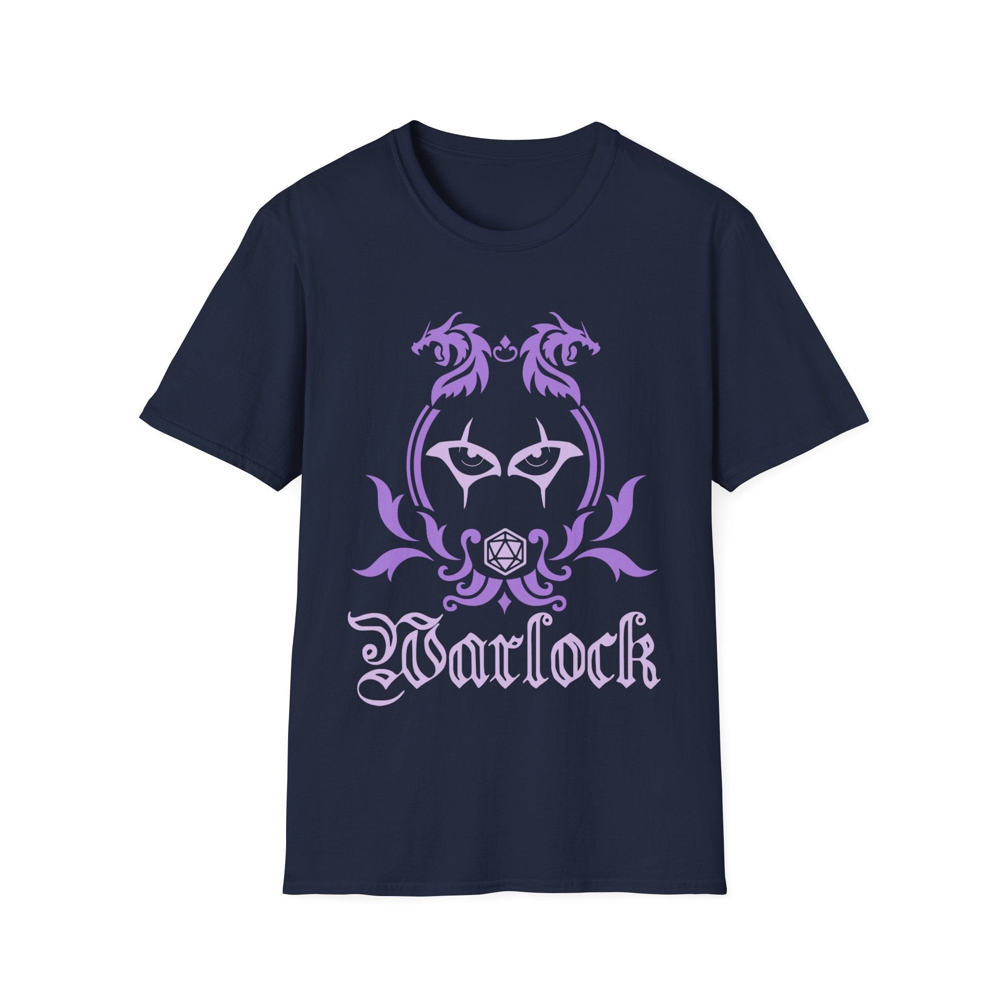 D&D Warlock Class Simple Emblem T-Shirt