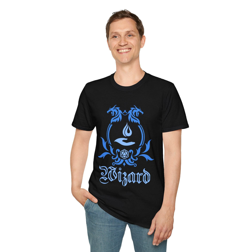 D&D Wizard Class Simple Emblem T-Shirt