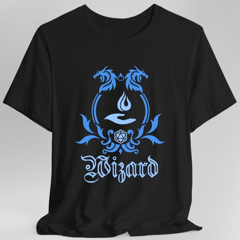 D&D Wizard Class Simple Emblem T-Shirt
