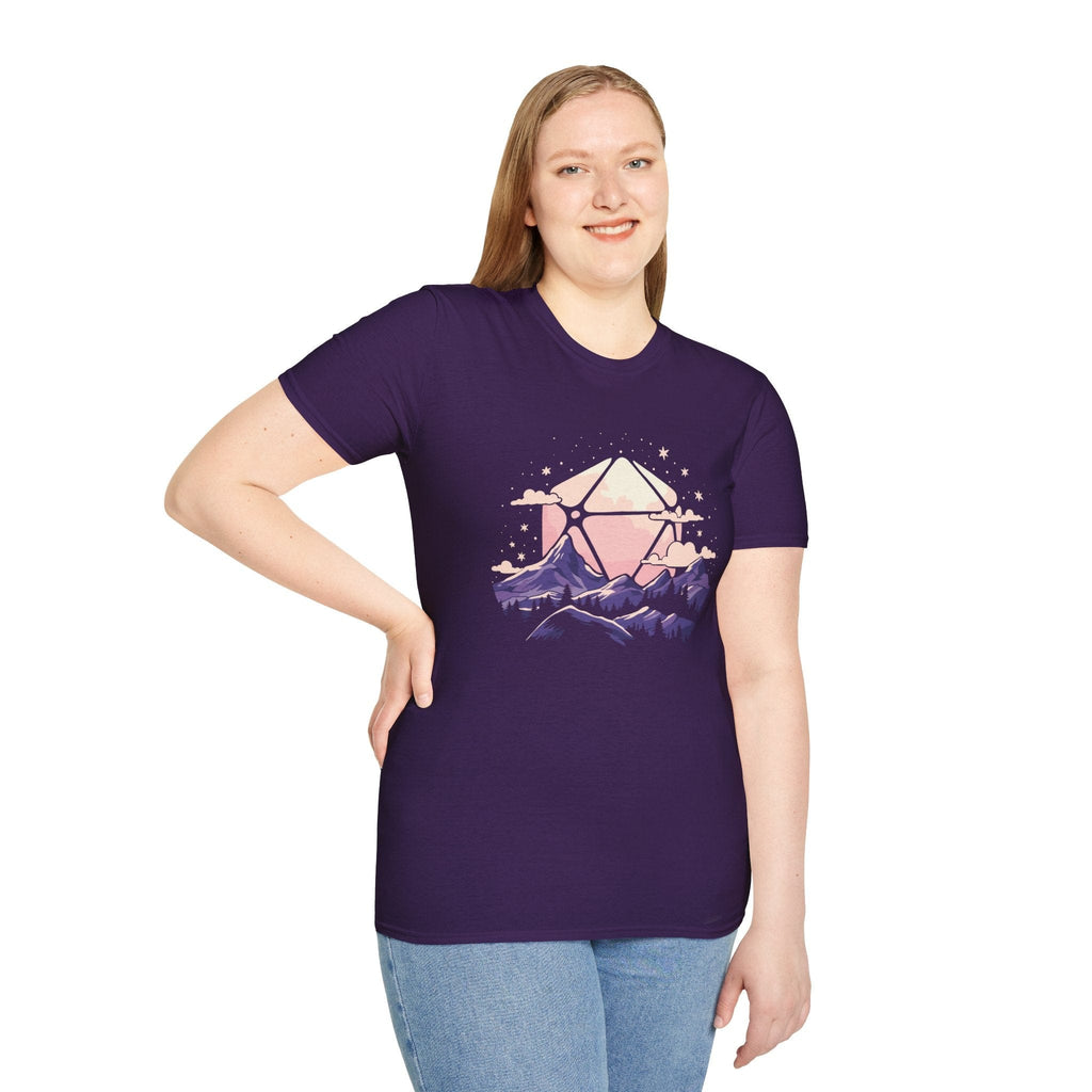 D20 Moon Landscape T-shirt