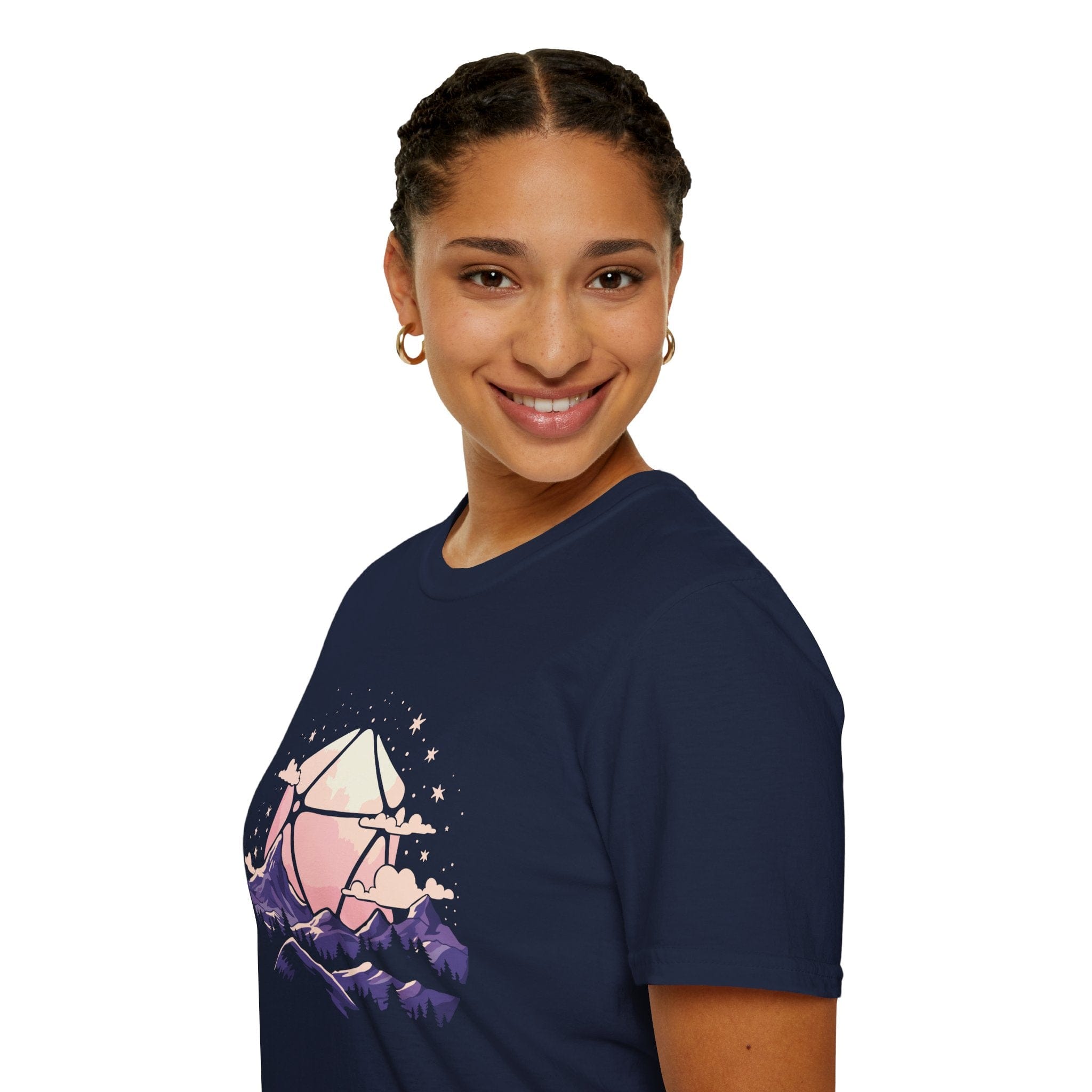 D20 Moon Landscape T-shirt