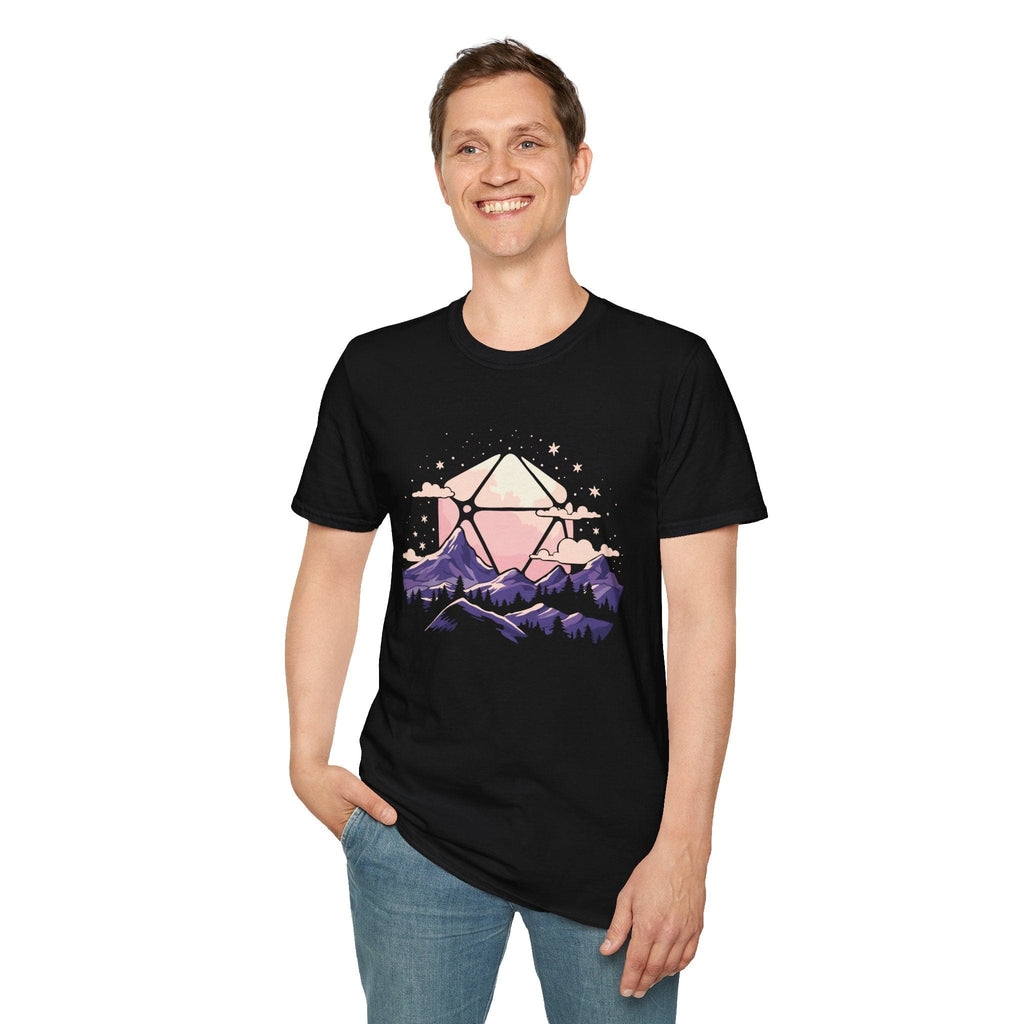 D20 Moon Landscape T-shirt