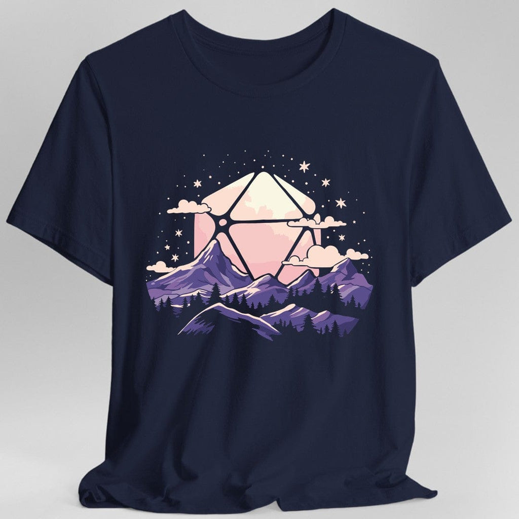 D20 Moon Landscape T-shirt