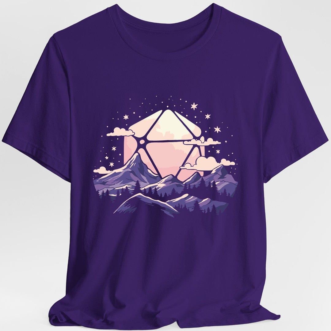 D20 Moon Landscape T-shirt