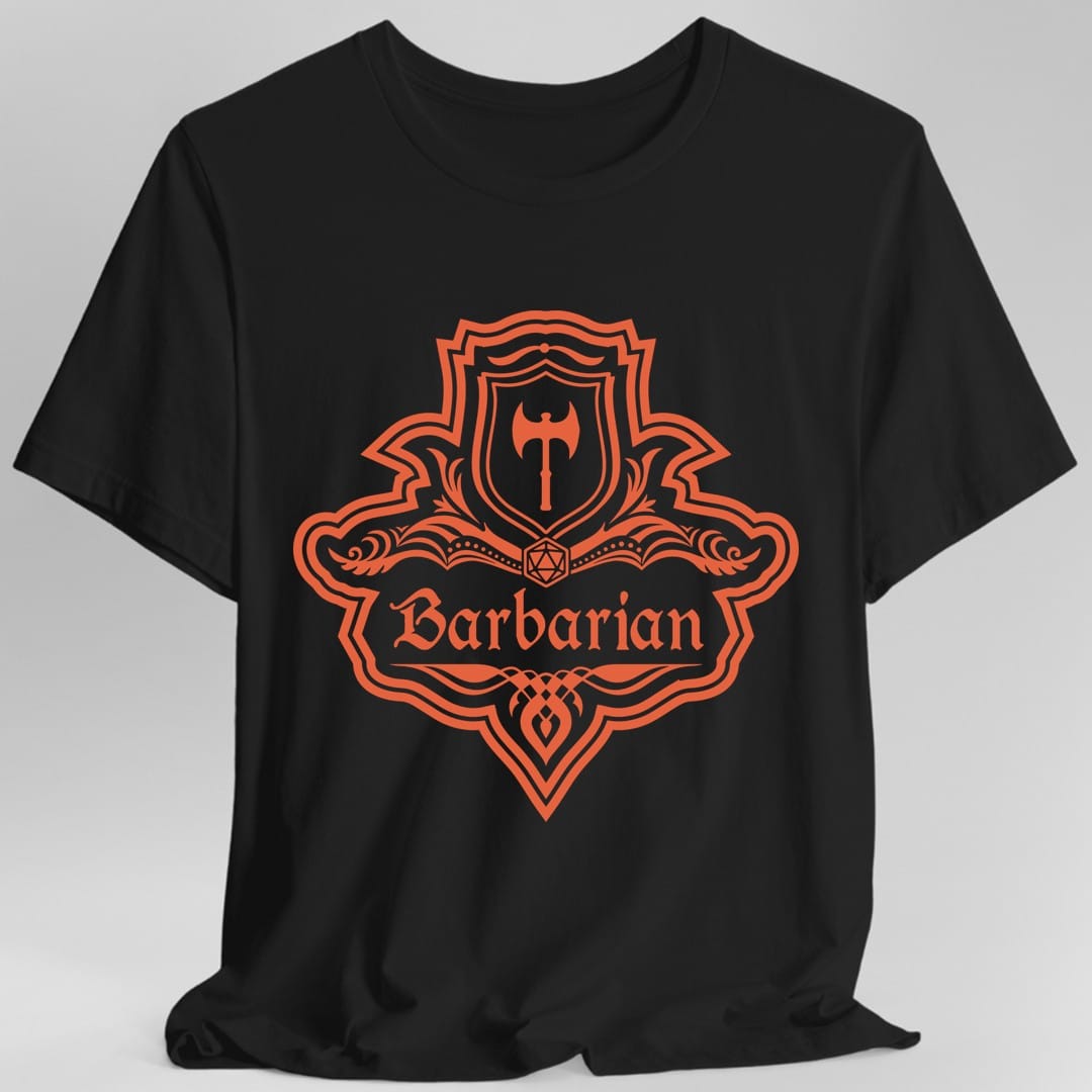 D&D Barbarian Class Emblem T-Shirt