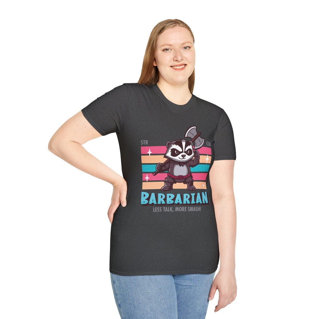 D&D Barbarian Shirt - D&D Kawaii Class T-shirt