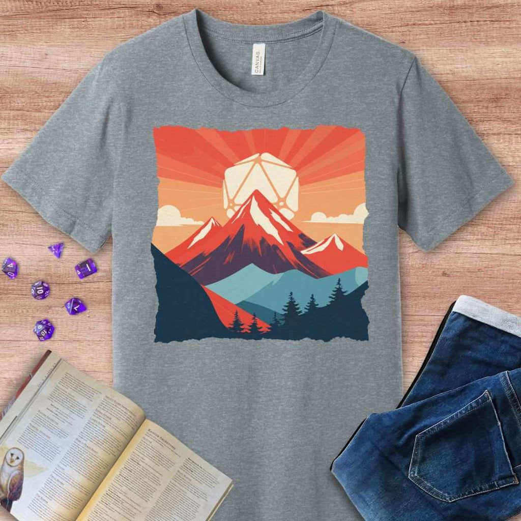D&D D20 Japanese Landscape T-shirt