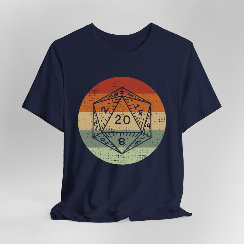 D&D D20 Shirt | Retro Sunset