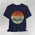 D&D D20 Shirt | Retro Sunset