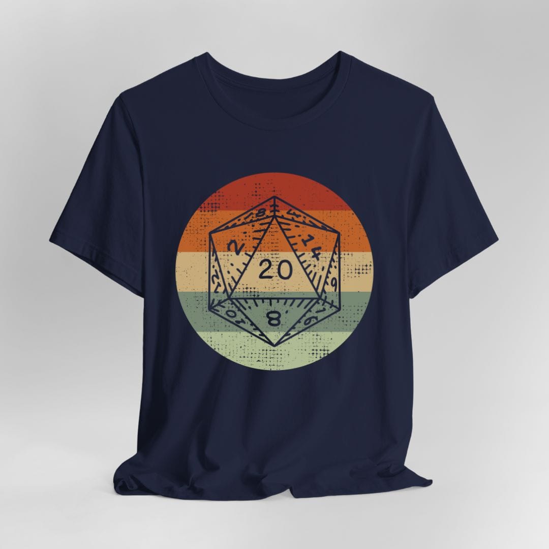 D&D D20 Shirt | Retro Sunset