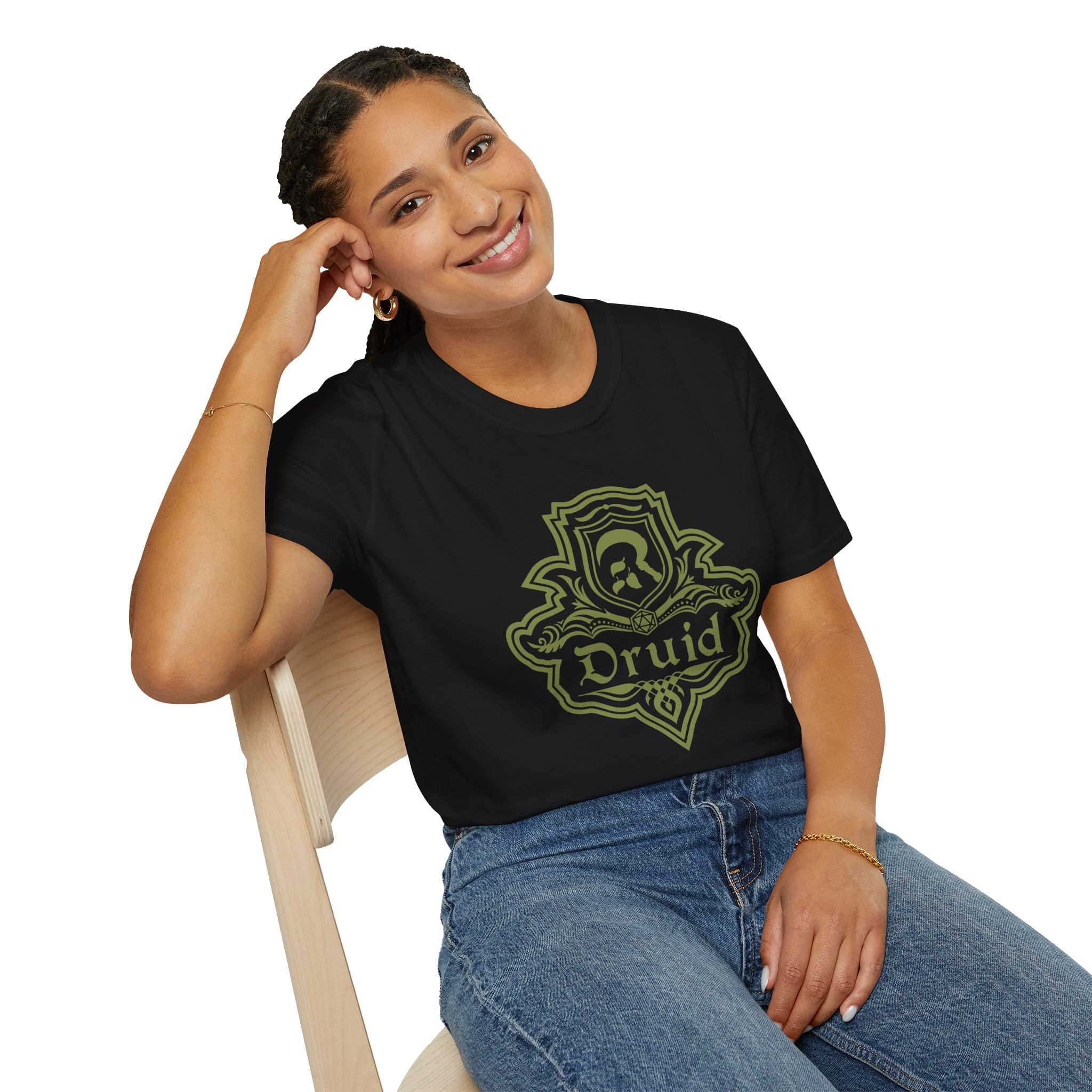 D&D Druid Class Emblem T-Shirt - Dungeons & Dragons Druid Tee