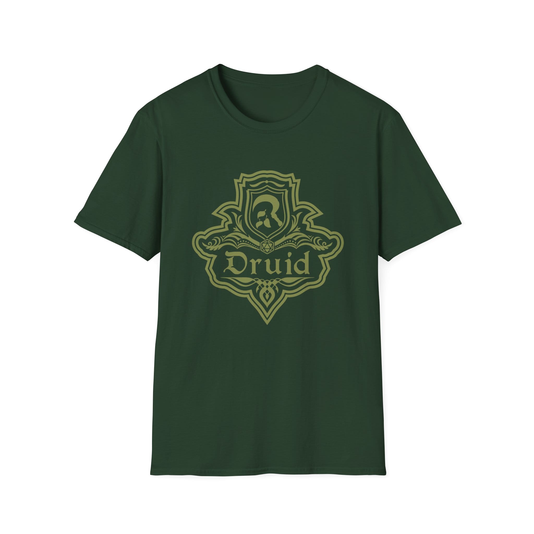 D&D Druid Class Emblem T-Shirt - Dungeons & Dragons Druid Tee