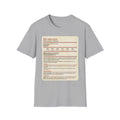 D&D Husband Stat Block T-Shirt