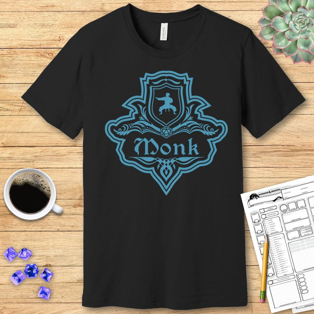 D&D Monk Class Emblem T-Shirt