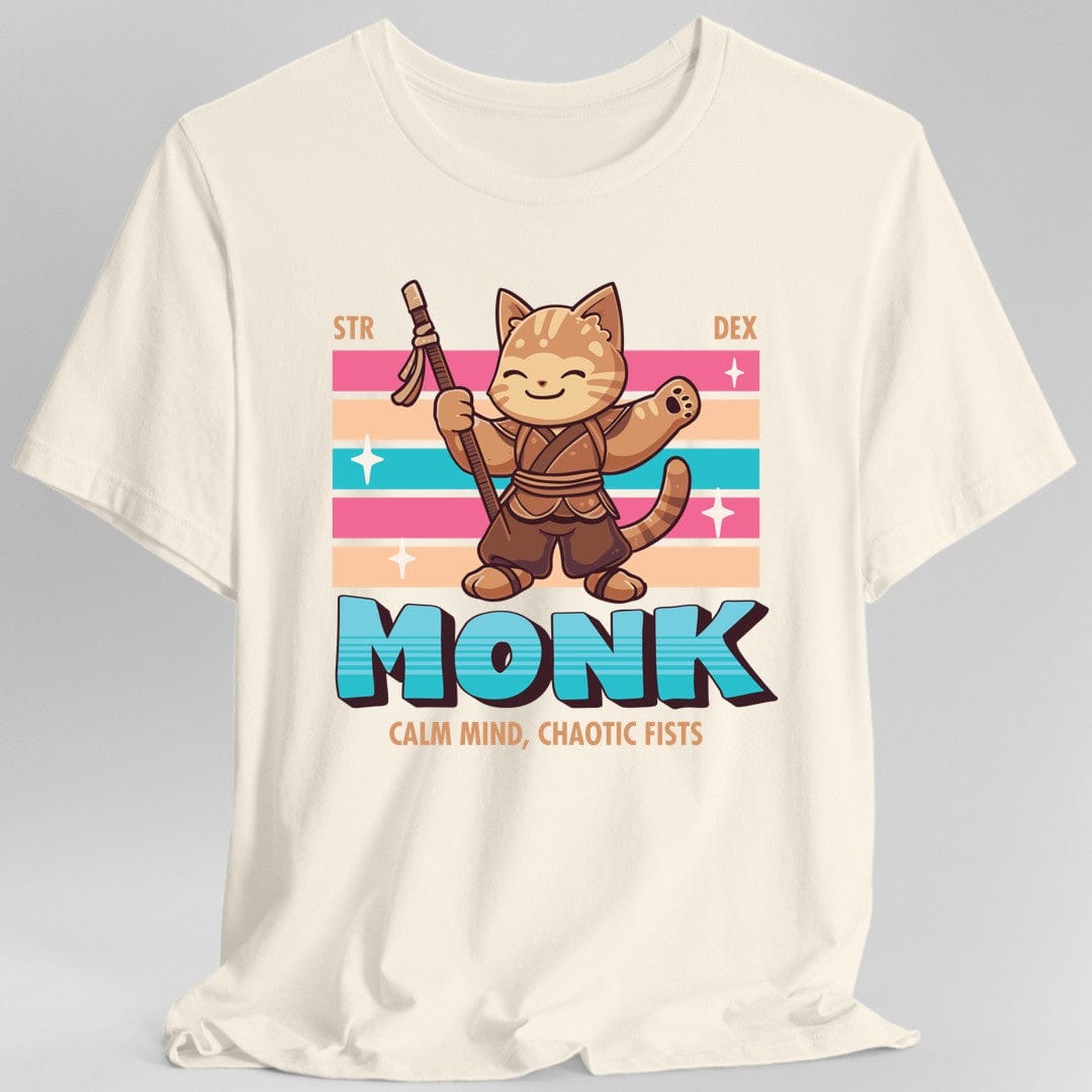 D&D Monk Shirt - D&D Kawaii Class T-shirt