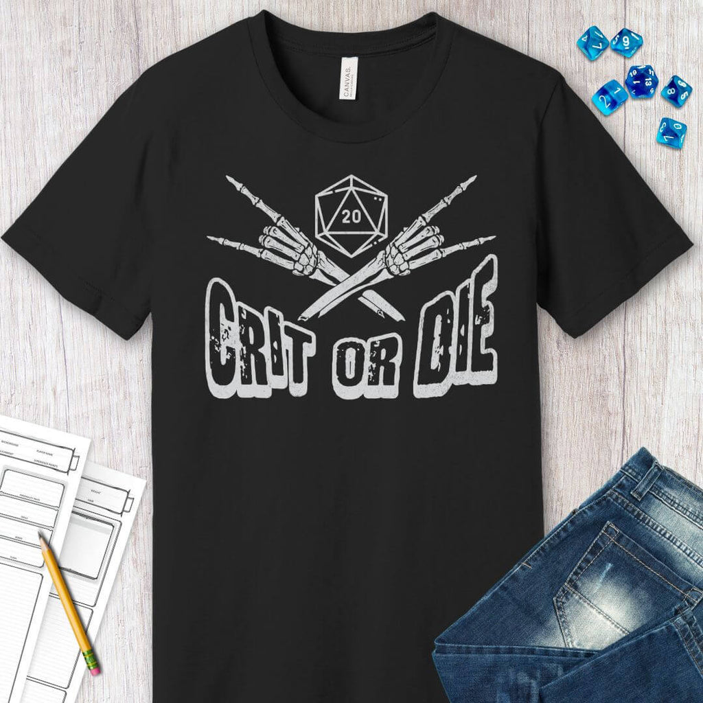 D&D Shirt - Crit or Die