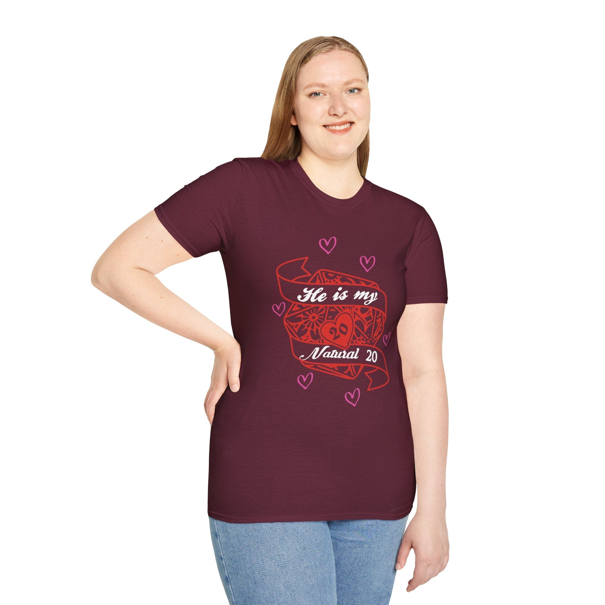 DND Valentines Gift Shirt - He is My Natural 20