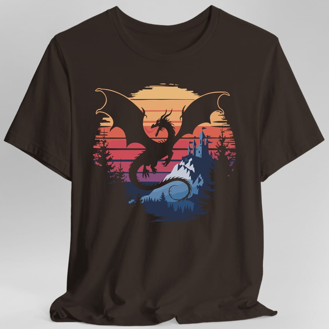 Dragon T-shirt - Fantasy Landscape