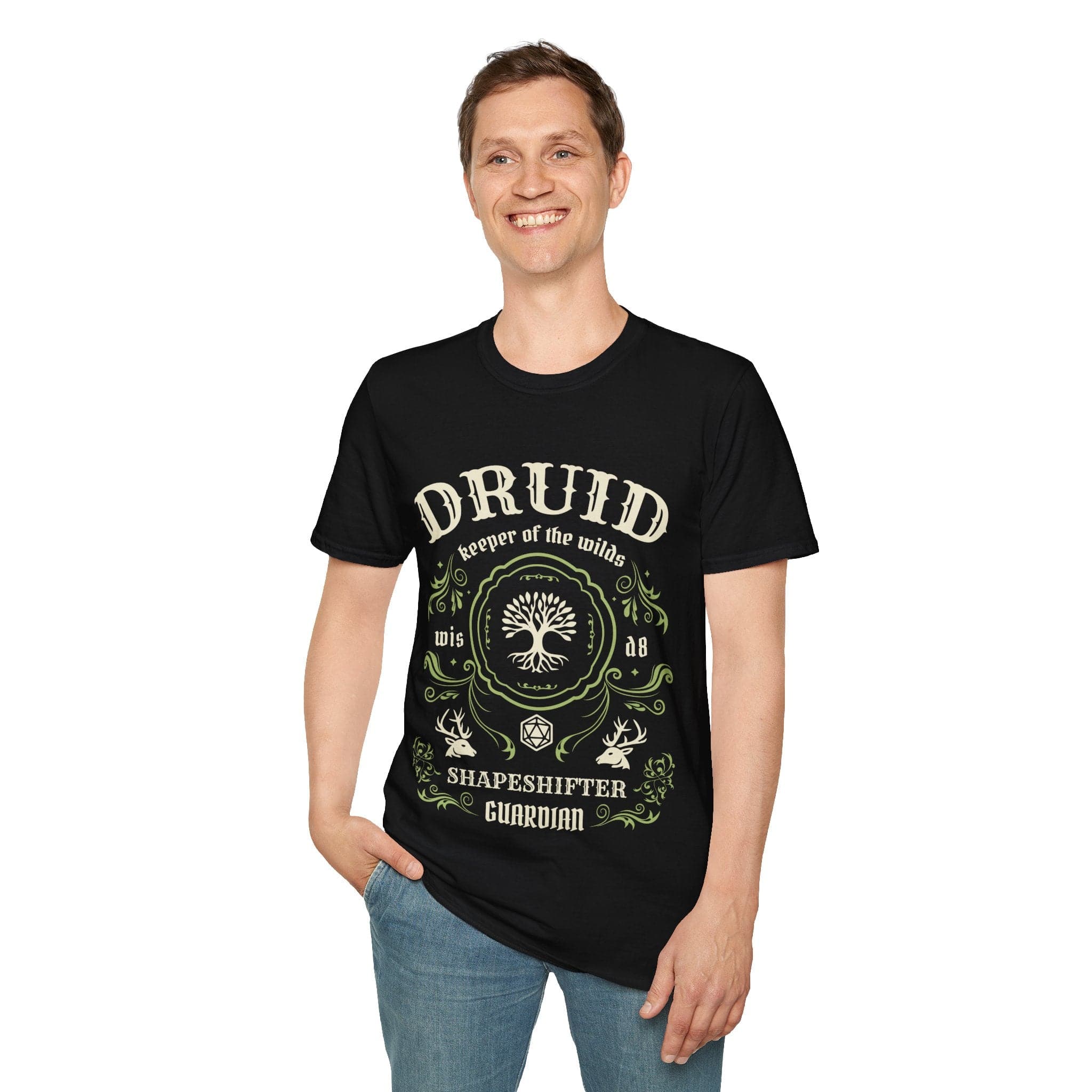 Druid Class Vintage Label T-Shirt