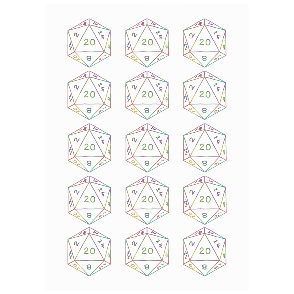 Temporary Athletics Buff: D20 Tattoos