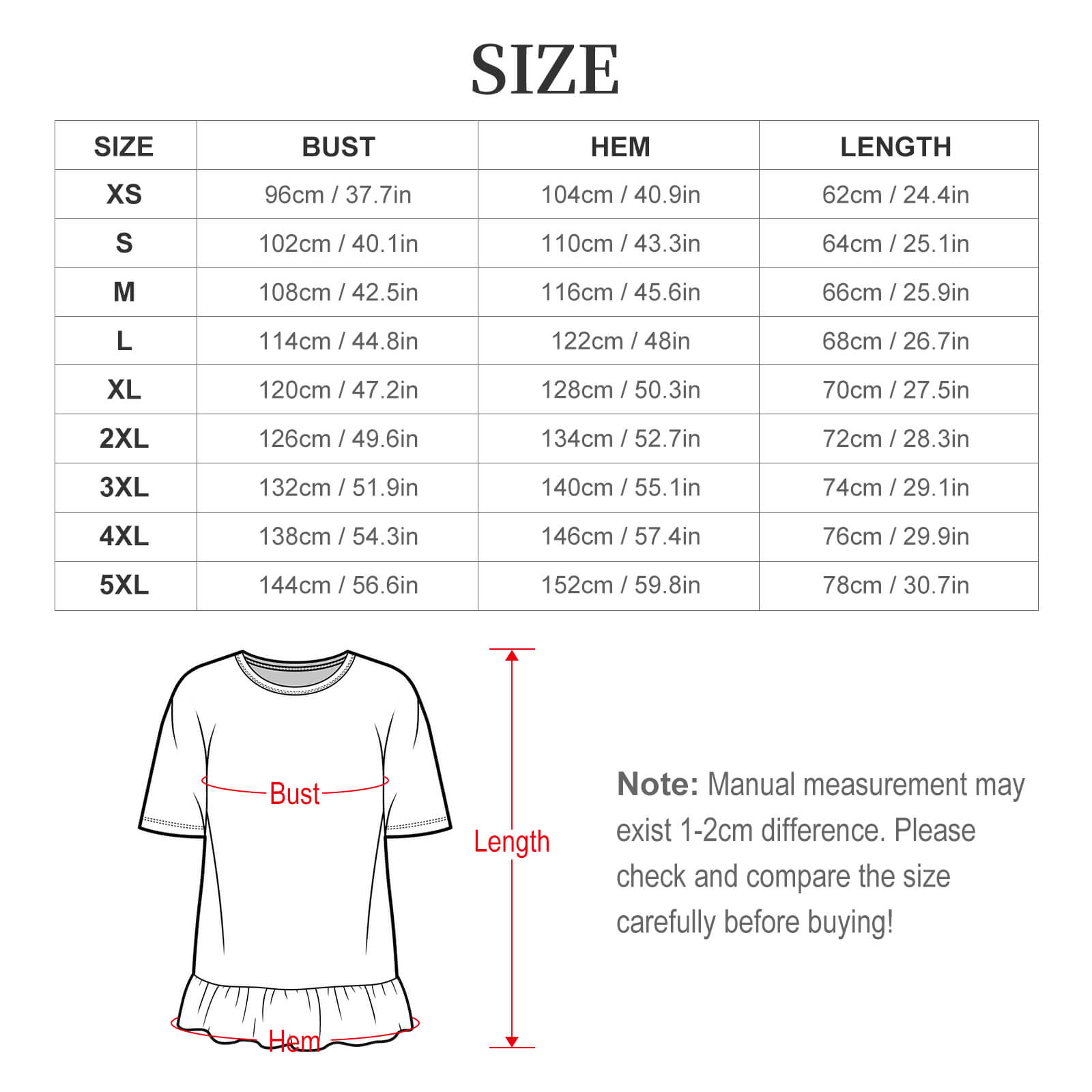 Don't Cross-Word Me! Ruffle Hem T‑Shirt