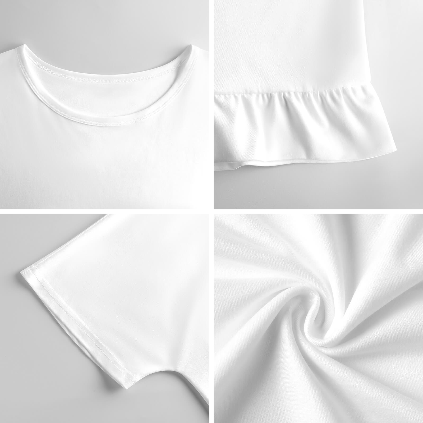 Don't Cross-Word Me! Ruffle Hem T‑Shirt
