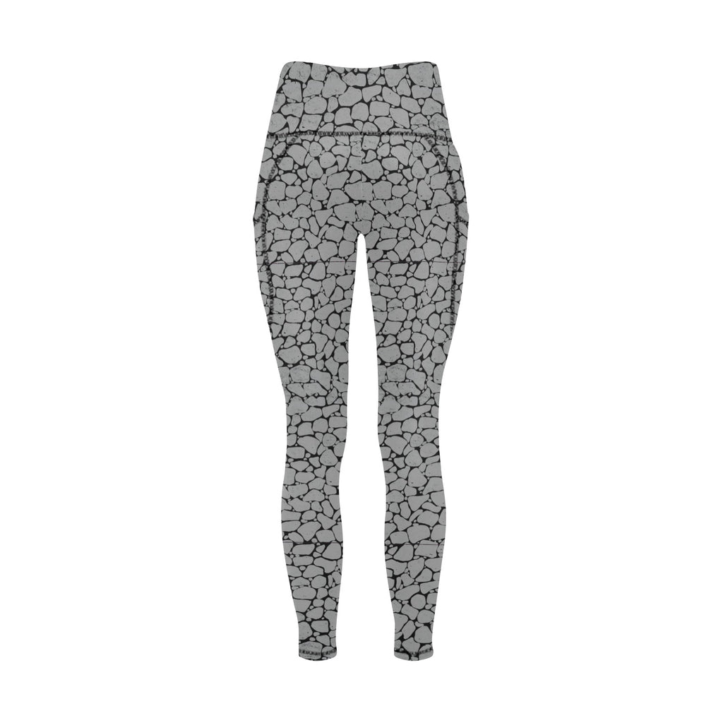 Cobblestone High Waist Leggings with Pockets