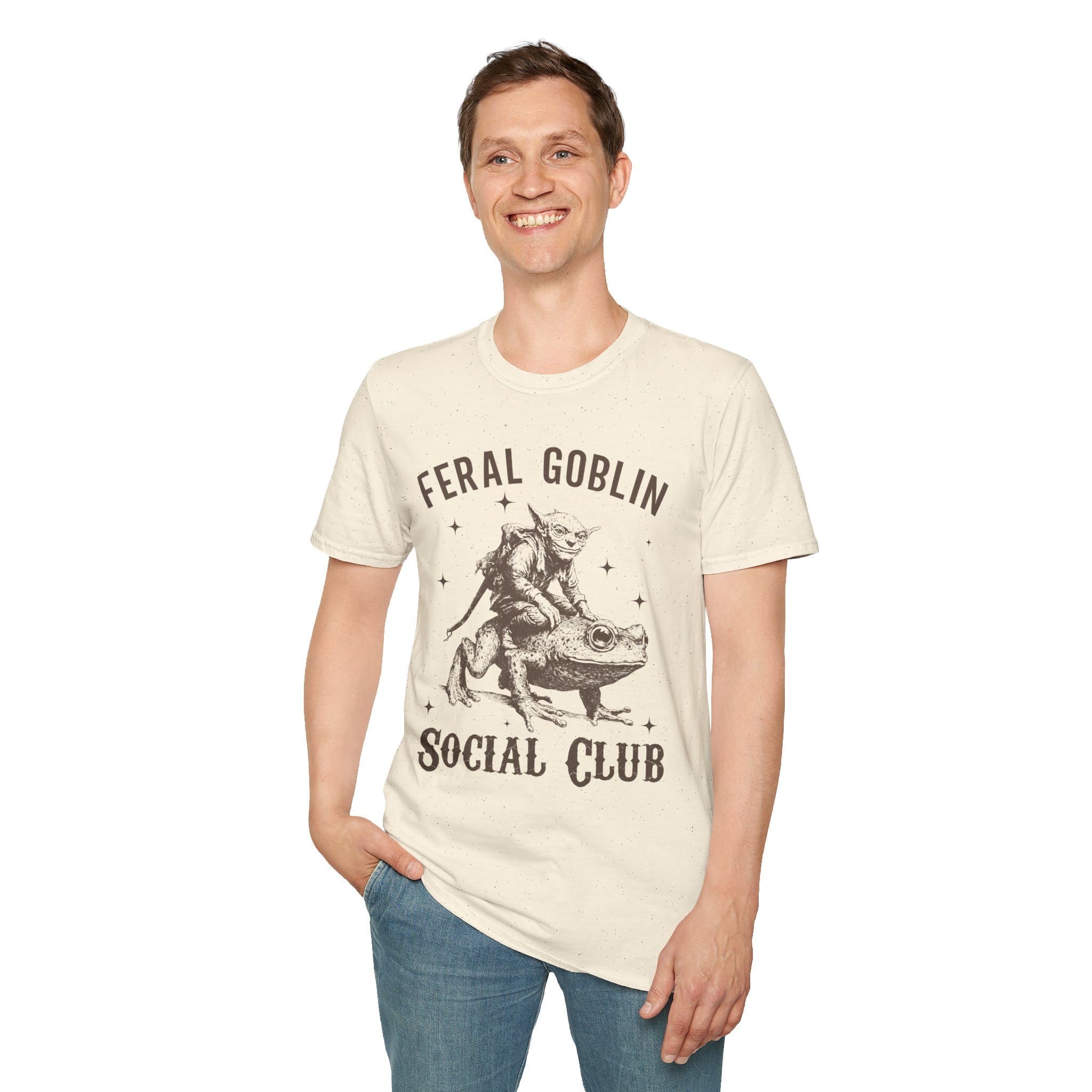 Feral Goblin Social Club T-shirt - With Toad
