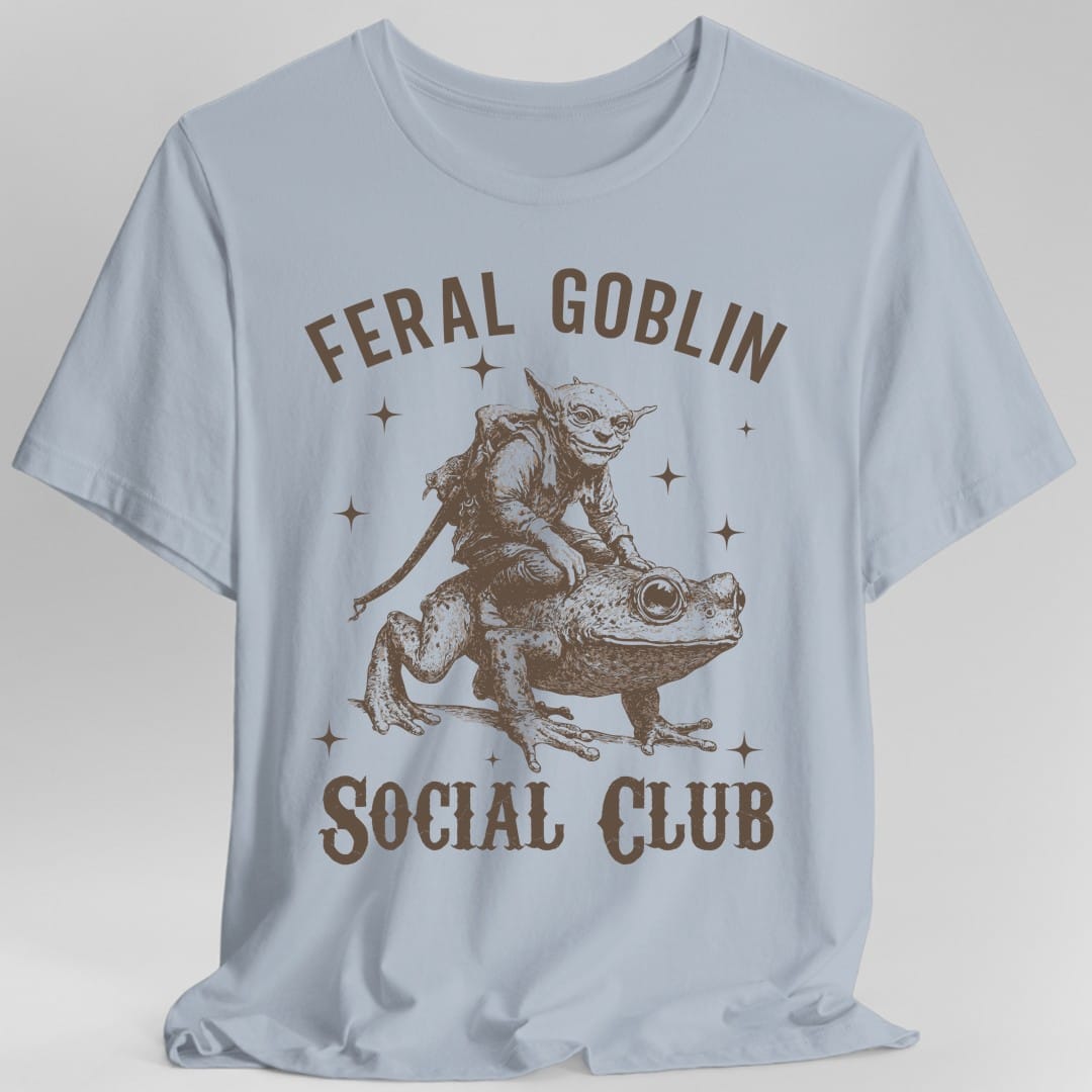 Feral Goblin Social Club T-shirt - With Toad