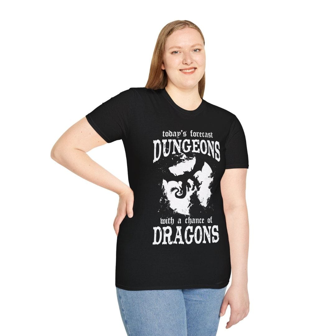 Funny D&D Weather Forecast Tshirt