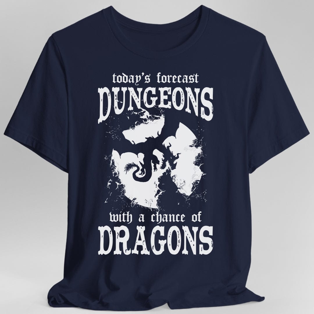 Funny D&D Weather Forecast Tshirt