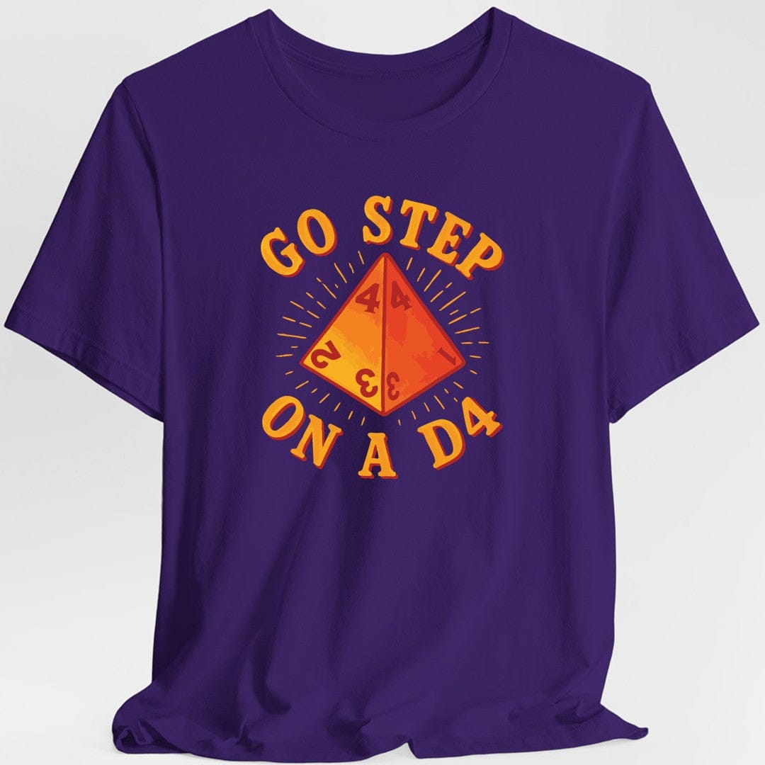 Go Step On A D4 Funny D&D T-Shirt
